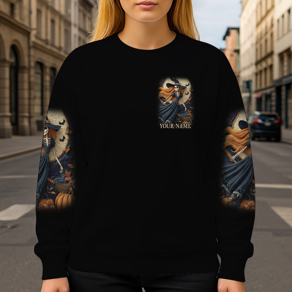 Totenkopfhexe – Personalisiertes Hexen-Shirt