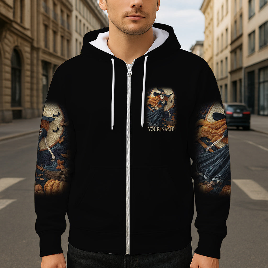 Totenkopfhexe – Personalisiertes Hexen-Shirt