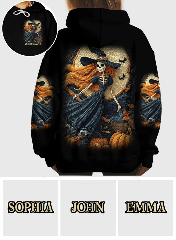 Totenkopfhexe – Personalisiertes Hexen-Shirt