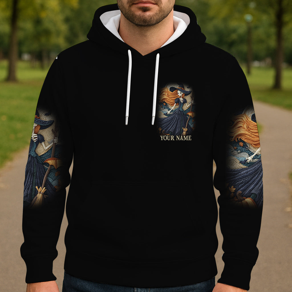 Skull Witch - Personalized Witch All Over Shirt