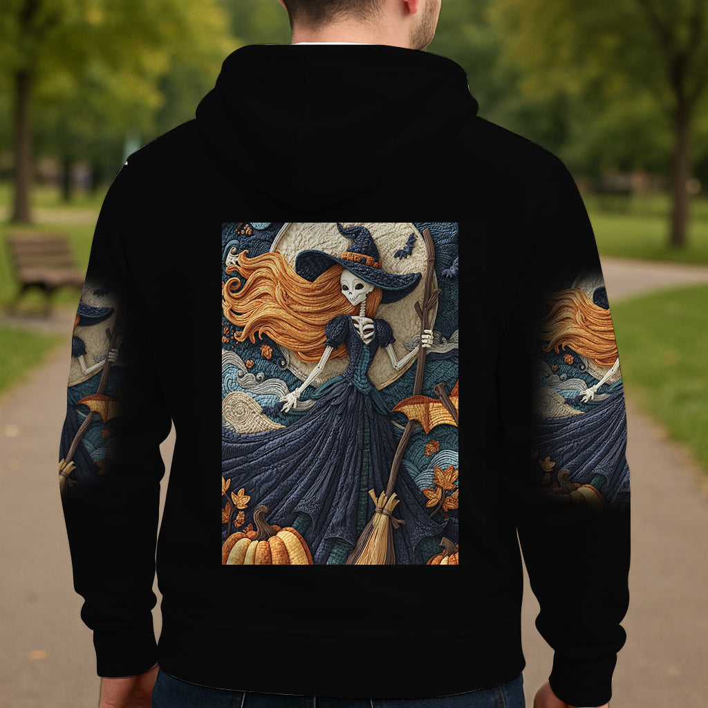 Skull Witch - Personalized Witch All Over Shirt