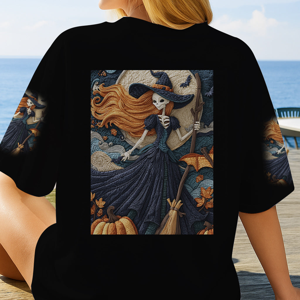 Skull Witch - Personalized Witch All Over Shirt
