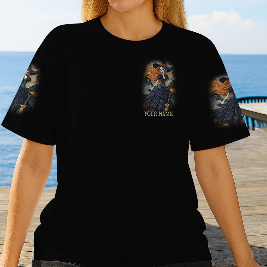 Skull Witch - Personalized Witch All Over Shirt