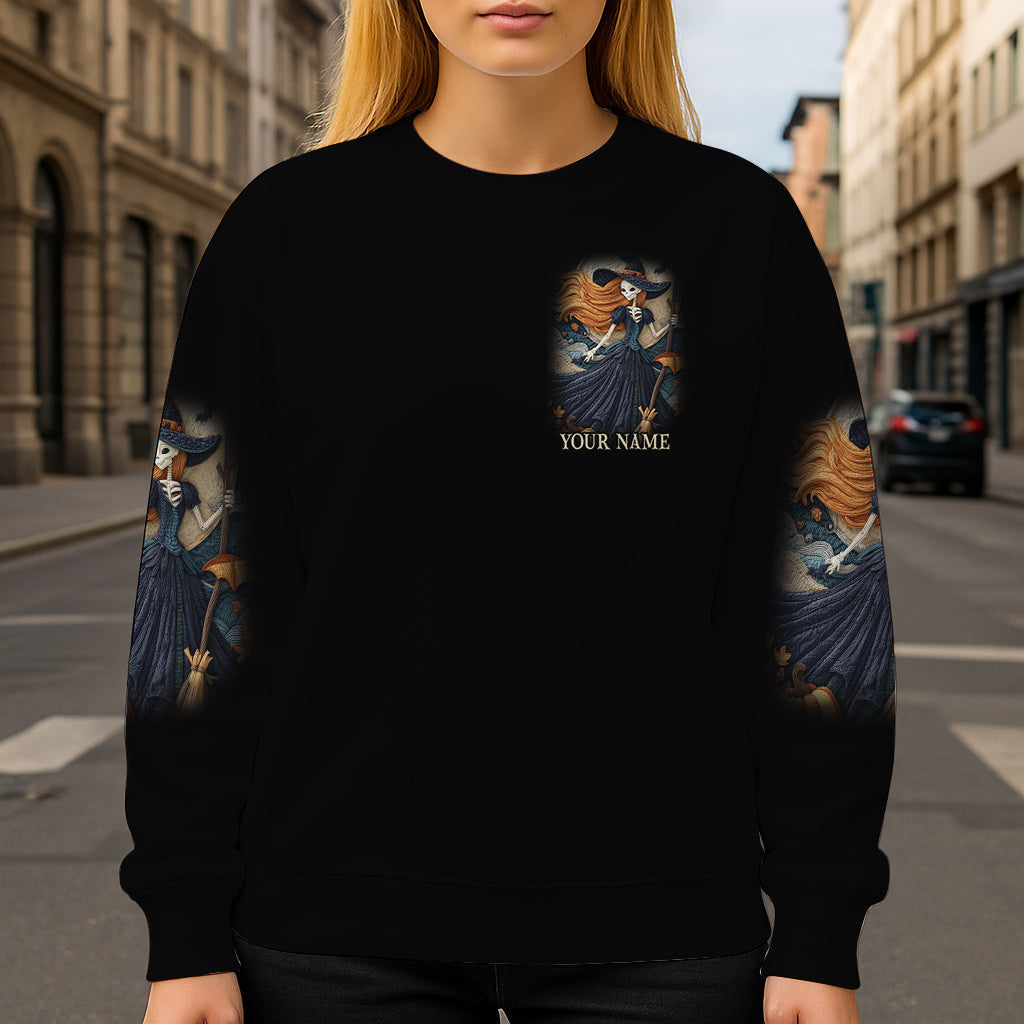 Skull Witch - Personalized Witch All Over Shirt
