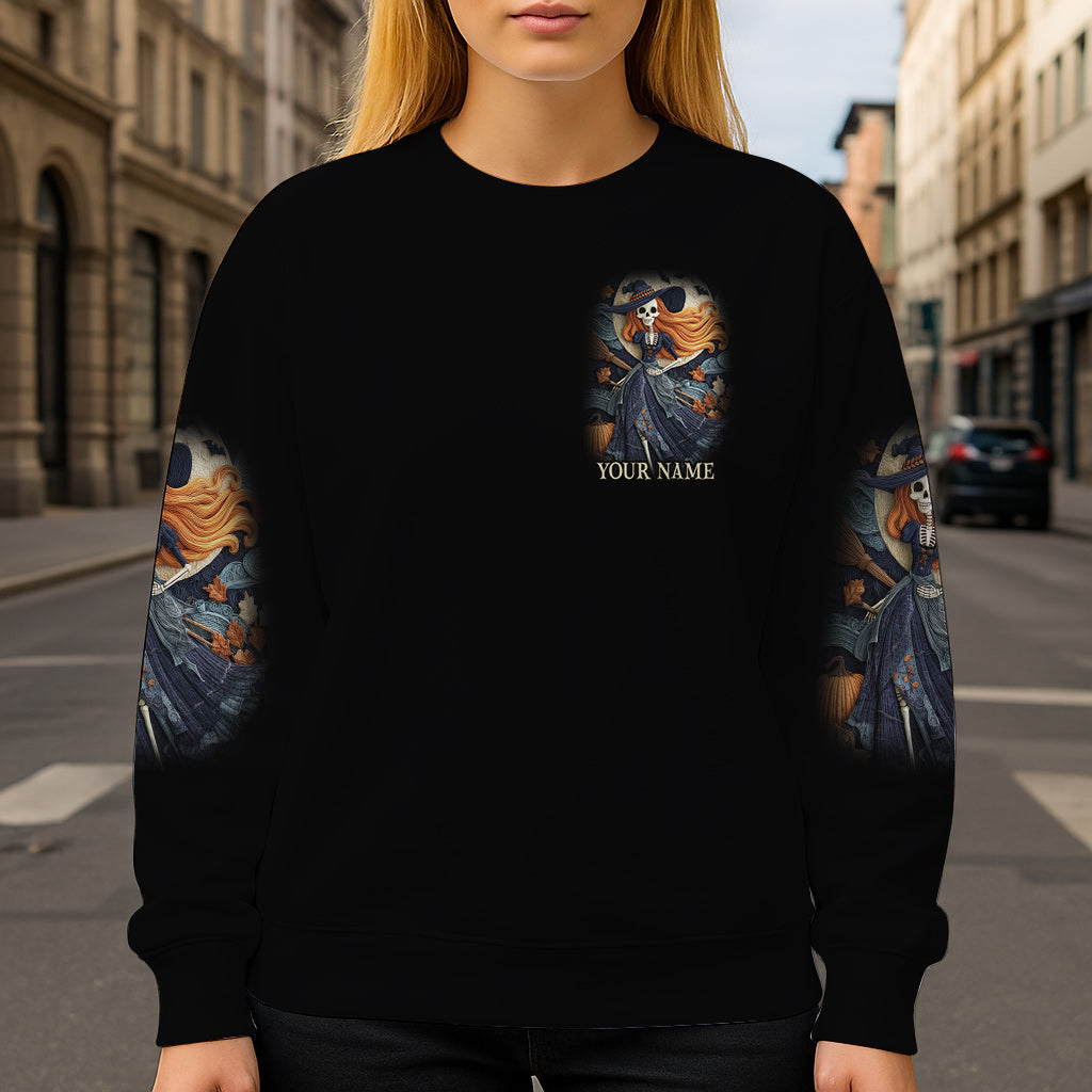 Totenkopfhexe – Personalisiertes Hexen-Shirt