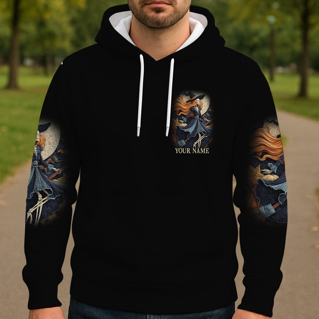 Skull Witch - Personalized Witch All Over Shirt
