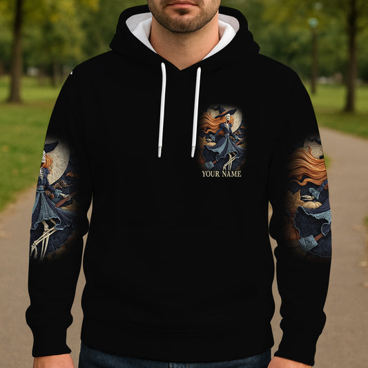 Skull Witch - Personalized Witch All Over Shirt