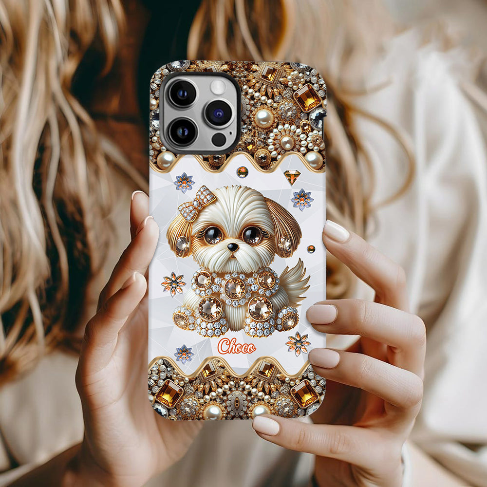 Liebe Shih Tzu - Personalisierte Handyhülle mit Hundemotiv