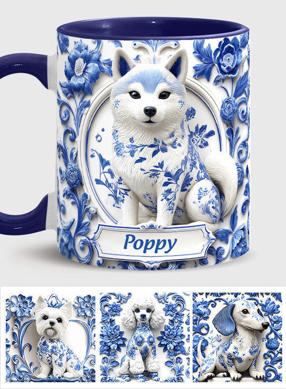 Cute Shiba Inu - Personalized Dog Accent Mug