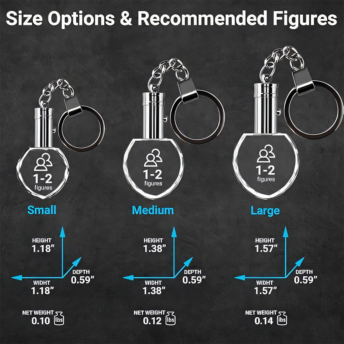Mutter hält Händchen – Personalisierter LED-Licht-Kristall-Schlüsselanhänger „Mutter“