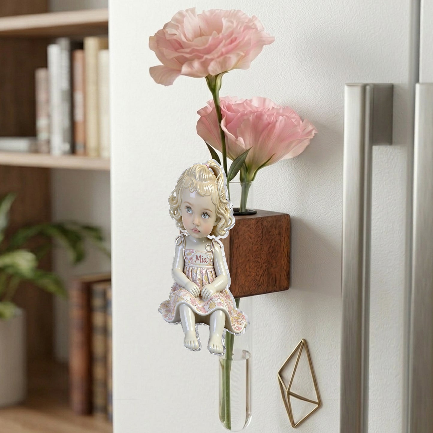 Any Kid Photo - Personalized Kid Magnetic Flower Vase