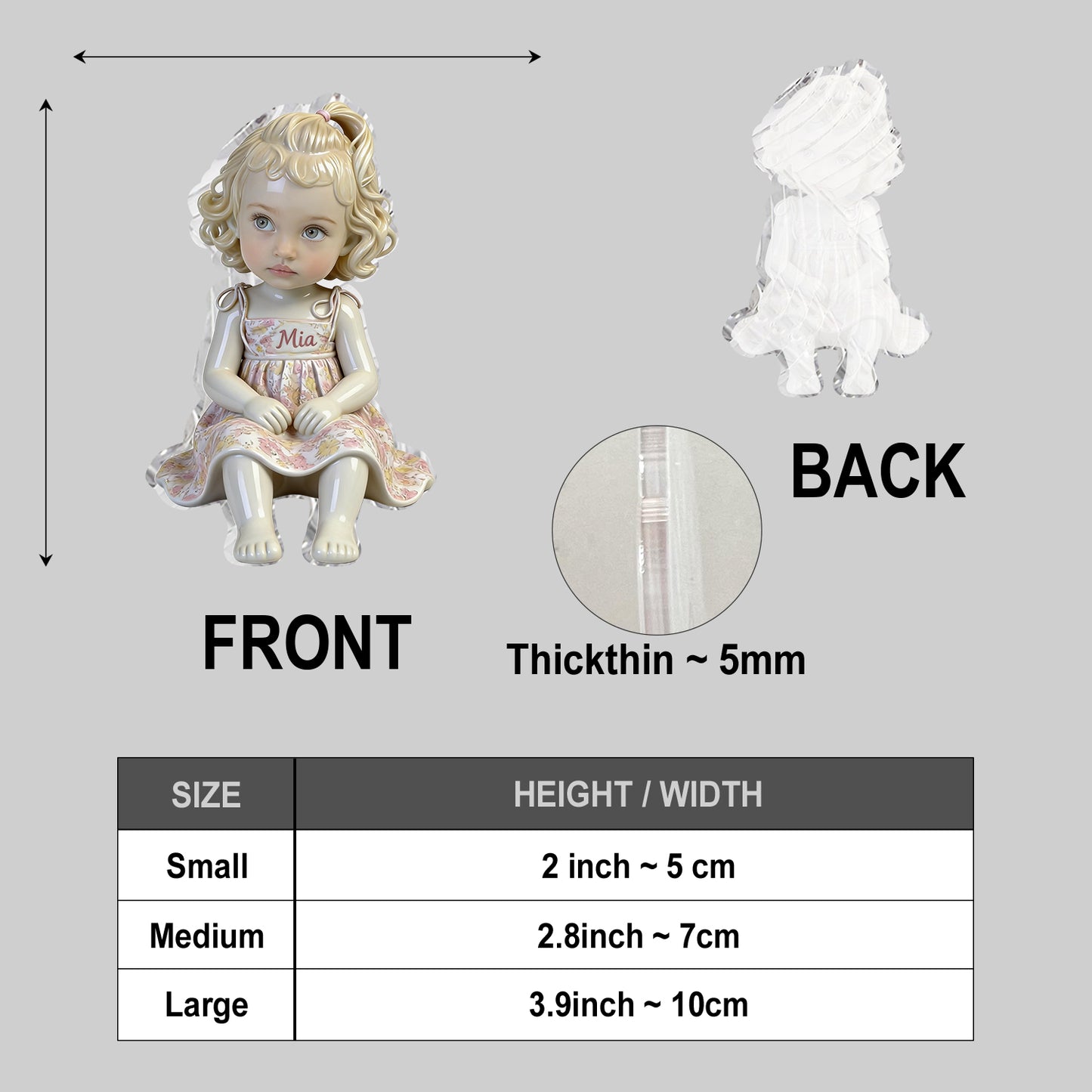 Any Kid Photo - Personalized Kid Magnetic Flower Vase