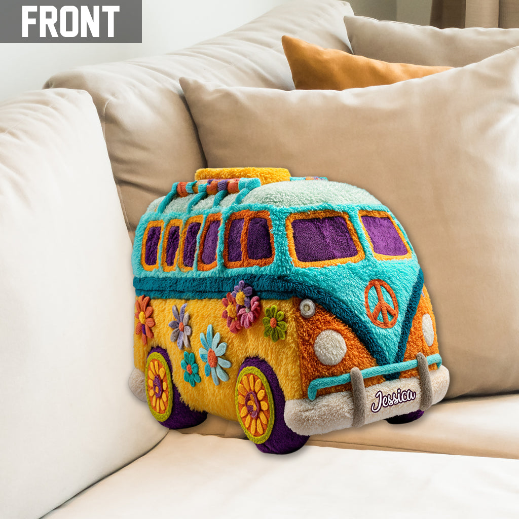 Hippie Souls - Personalized Hippie Shaped Pillow