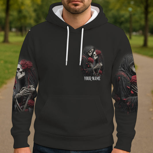 Till Death Do Us Part - Personalized Skull All Over Shirt