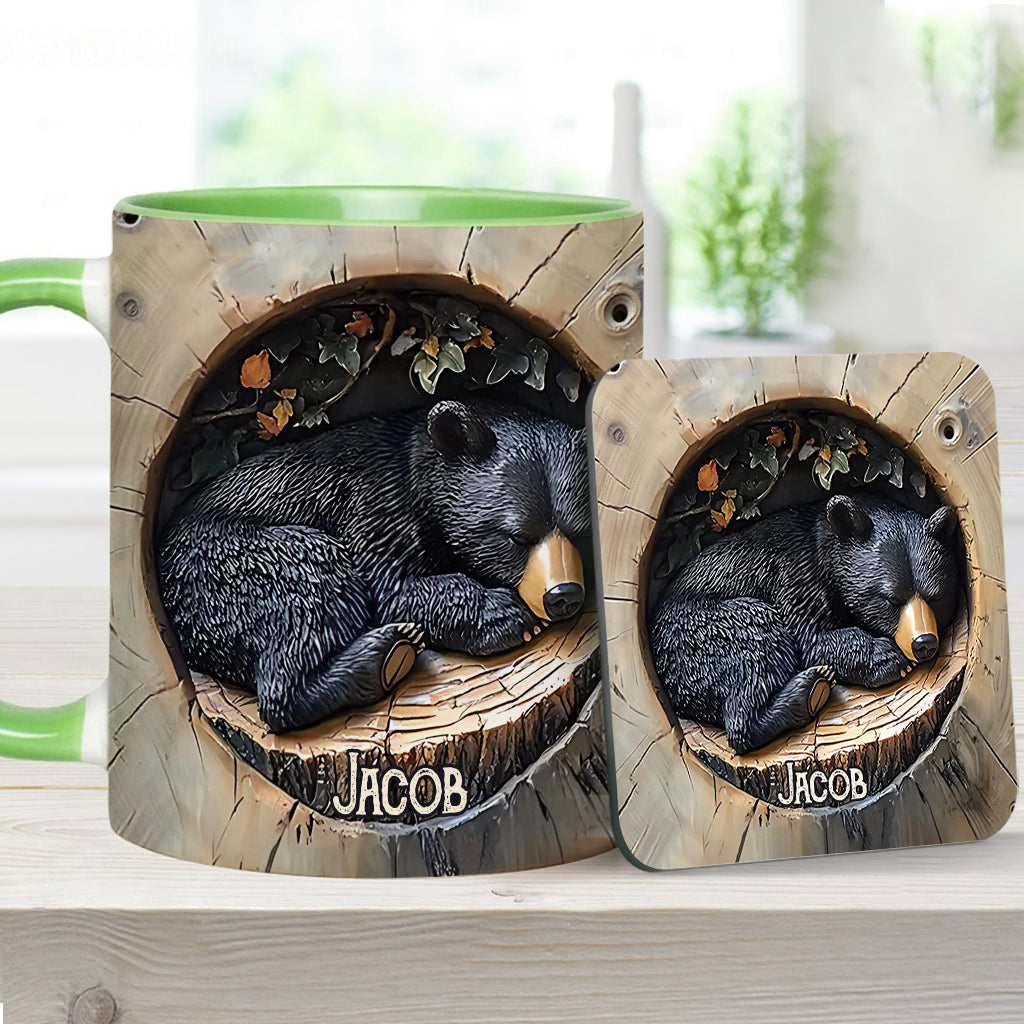 Schwarzbär - Personalisierte Tasse mit Jagdmotiv