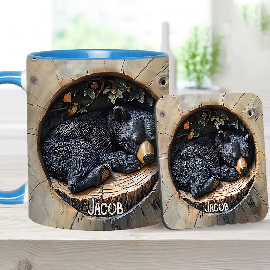 Schwarzbär - Personalisierte Tasse mit Jagdmotiv