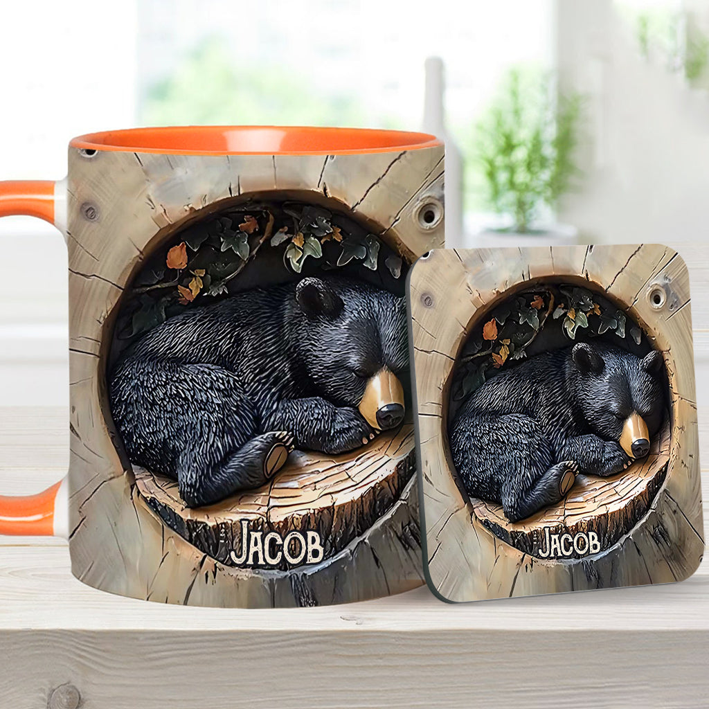 Schwarzbär - Personalisierte Tasse mit Jagdmotiv