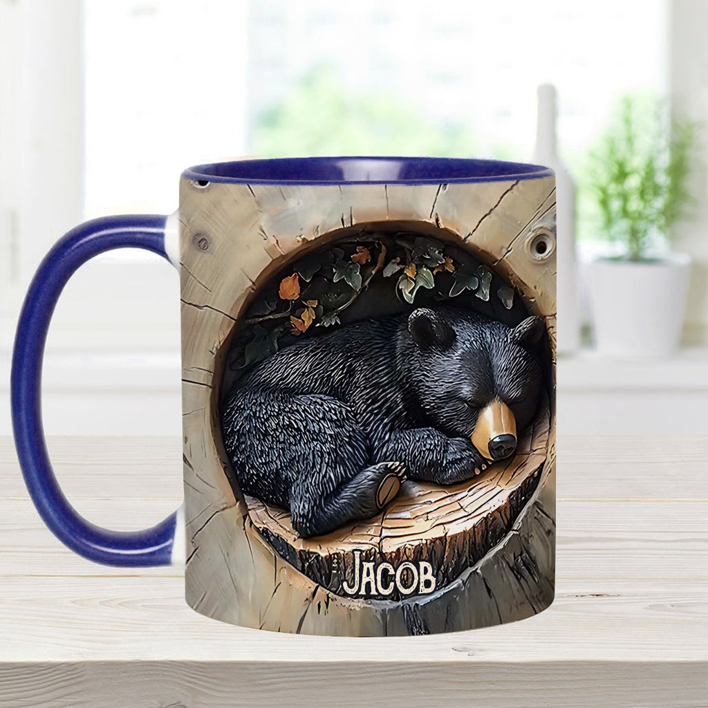 Schwarzbär - Personalisierte Tasse mit Jagdmotiv