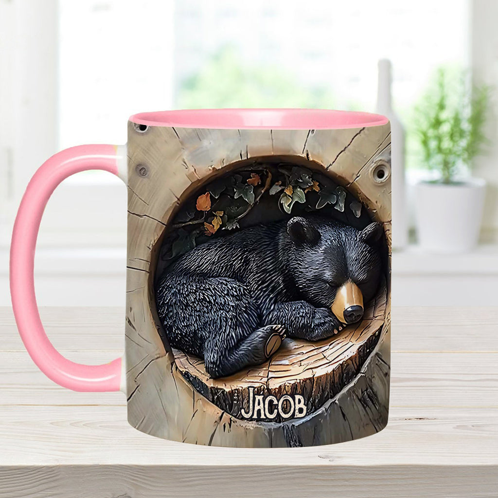 Schwarzbär - Personalisierte Tasse mit Jagdmotiv