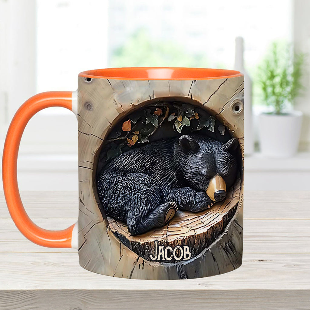Schwarzbär - Personalisierte Tasse mit Jagdmotiv