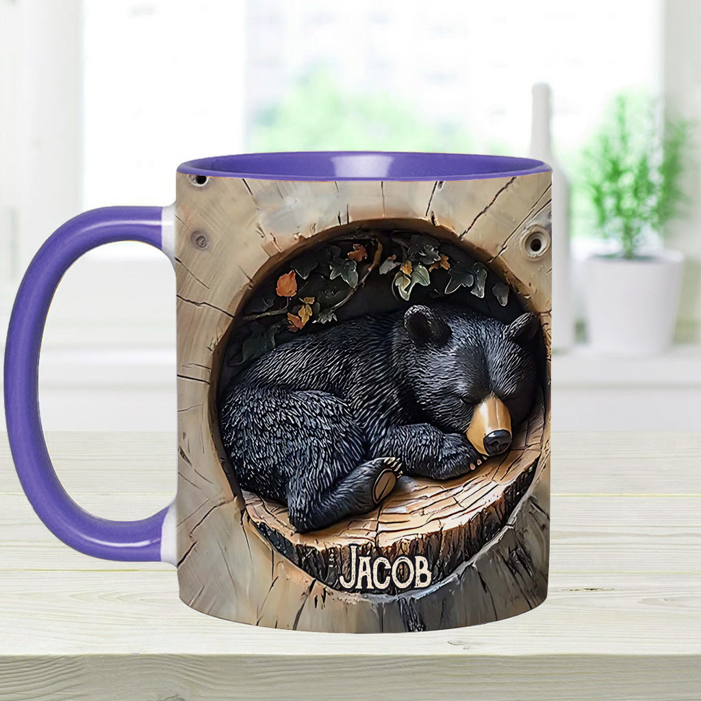 Schwarzbär - Personalisierte Tasse mit Jagdmotiv