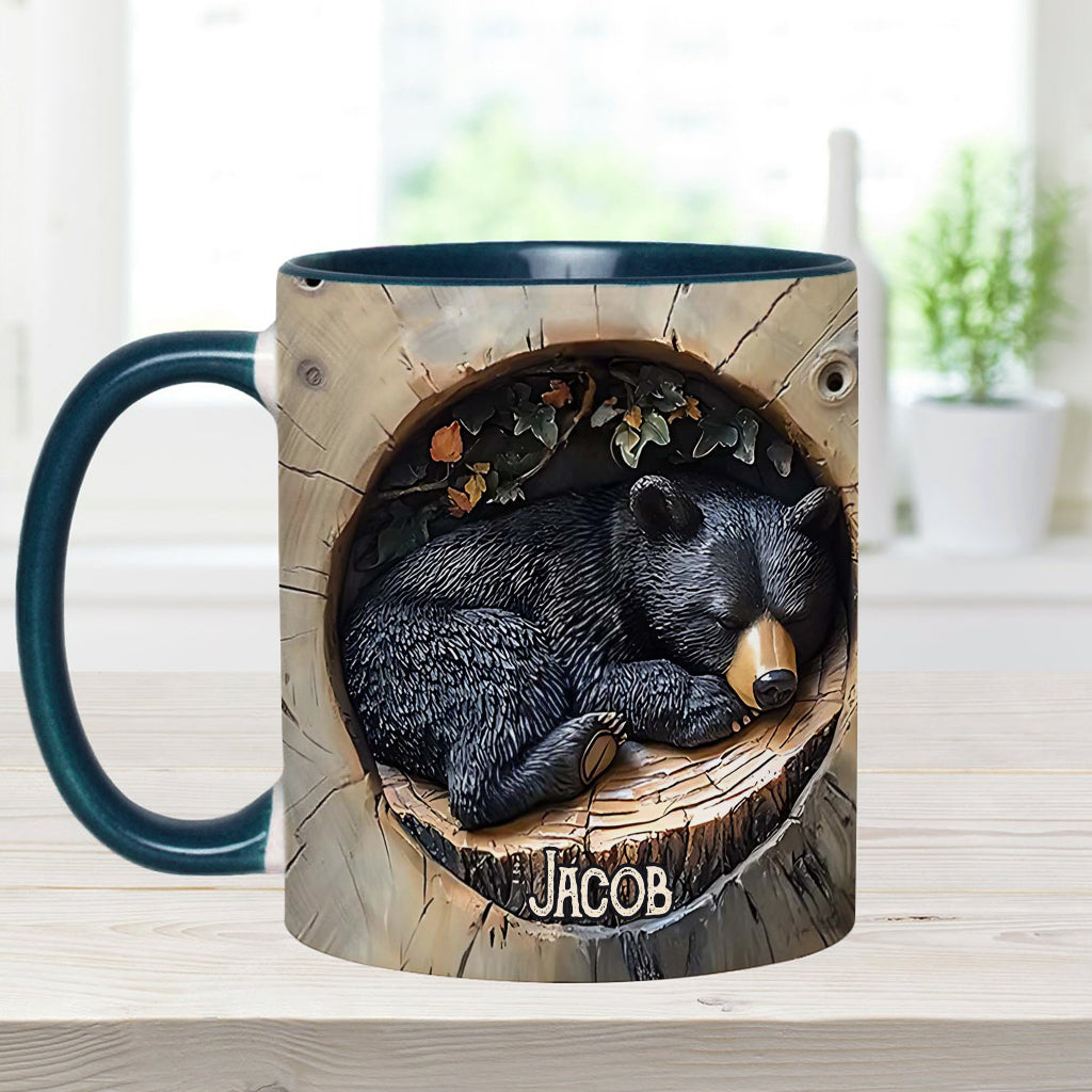 Schwarzbär - Personalisierte Tasse mit Jagdmotiv