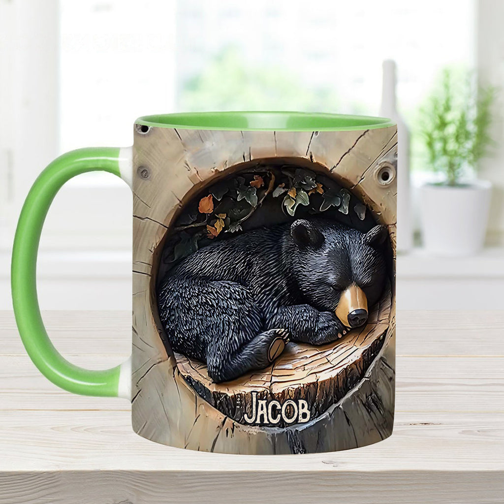 Schwarzbär - Personalisierte Tasse mit Jagdmotiv