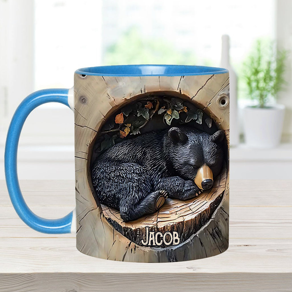Schwarzbär - Personalisierte Tasse mit Jagdmotiv