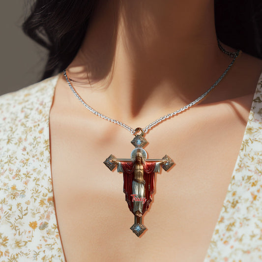 Ein Kind Gottes – Personalisierte christliche Halskette mit individuell geformtem Anhänger