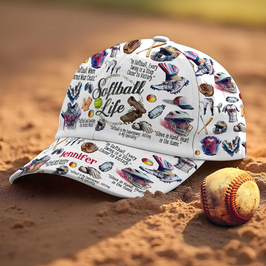 Softball Life - Personalized Softball Classic Cap