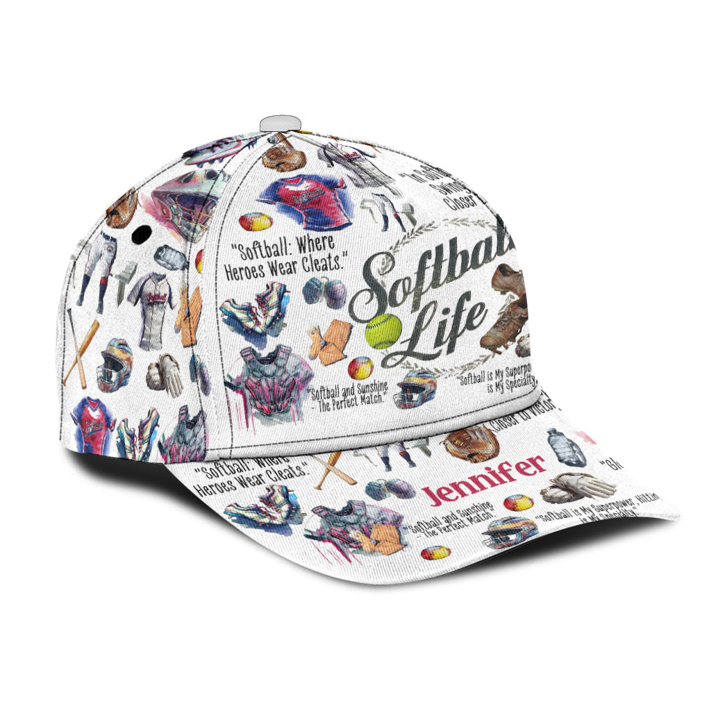 Softball Life - Personalized Softball Classic Cap