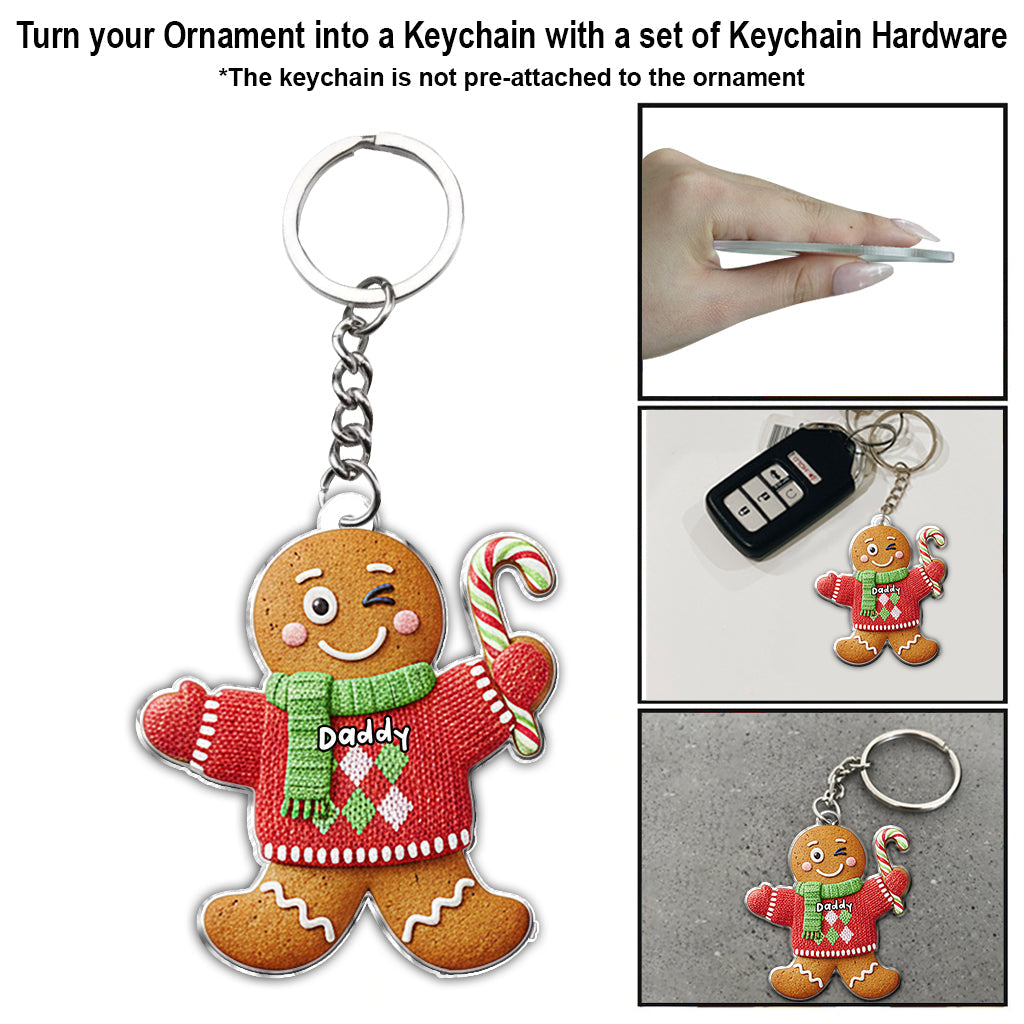 Lebkuchenfamilie – Personalisierter Familienschmuck