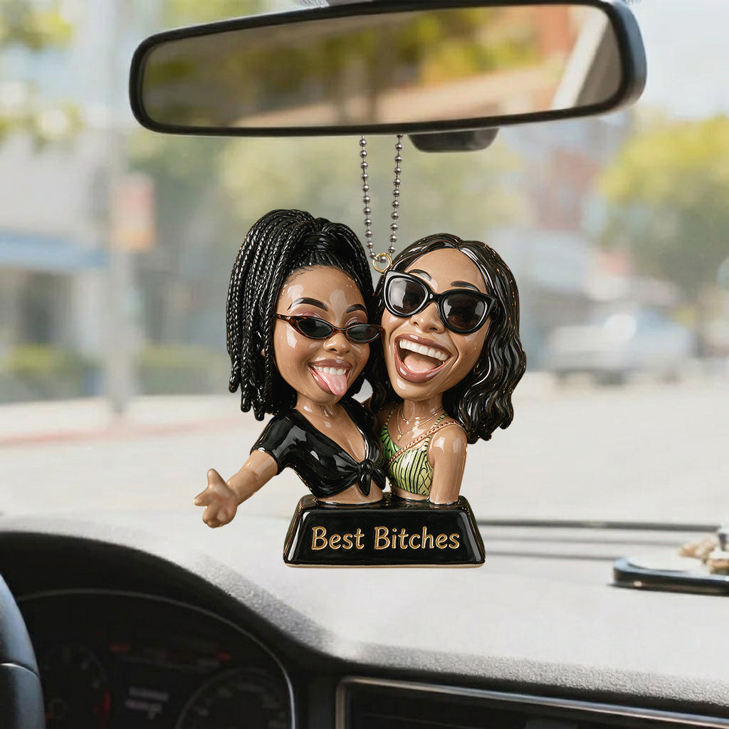 Lustige Geschenke für Freunde - Karikatur-Stil - Personalisierte Premium 3D-Ornament