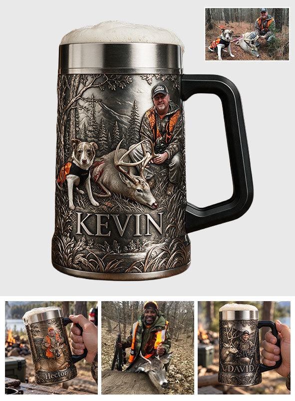 Beer Season - Personalized Hunting Beer Stein