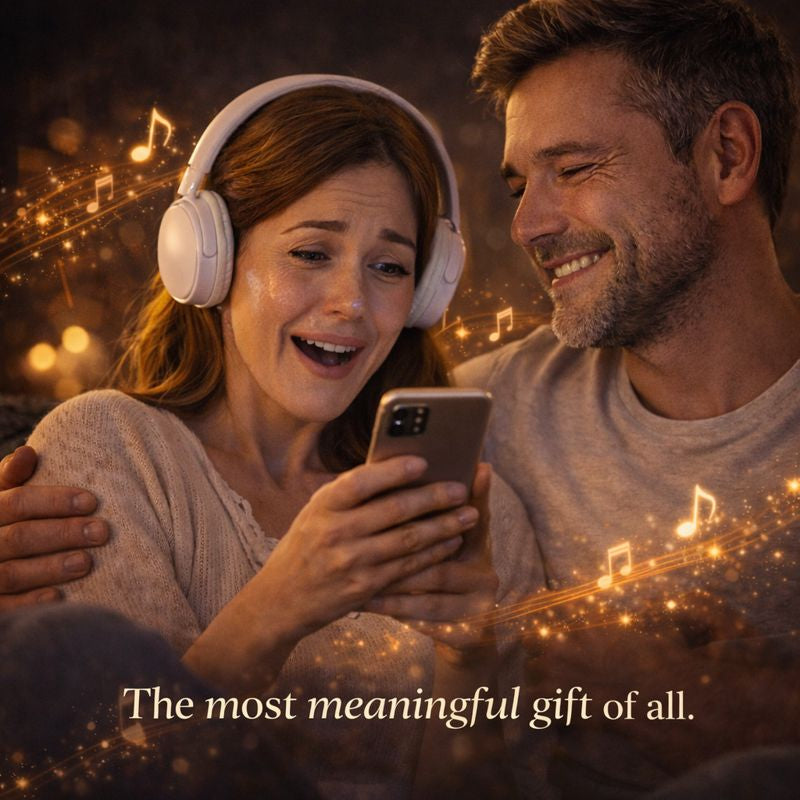 Gestalte dein eigenes Liebeslied – Personalisierte LED-Nachtleuchte für Paare