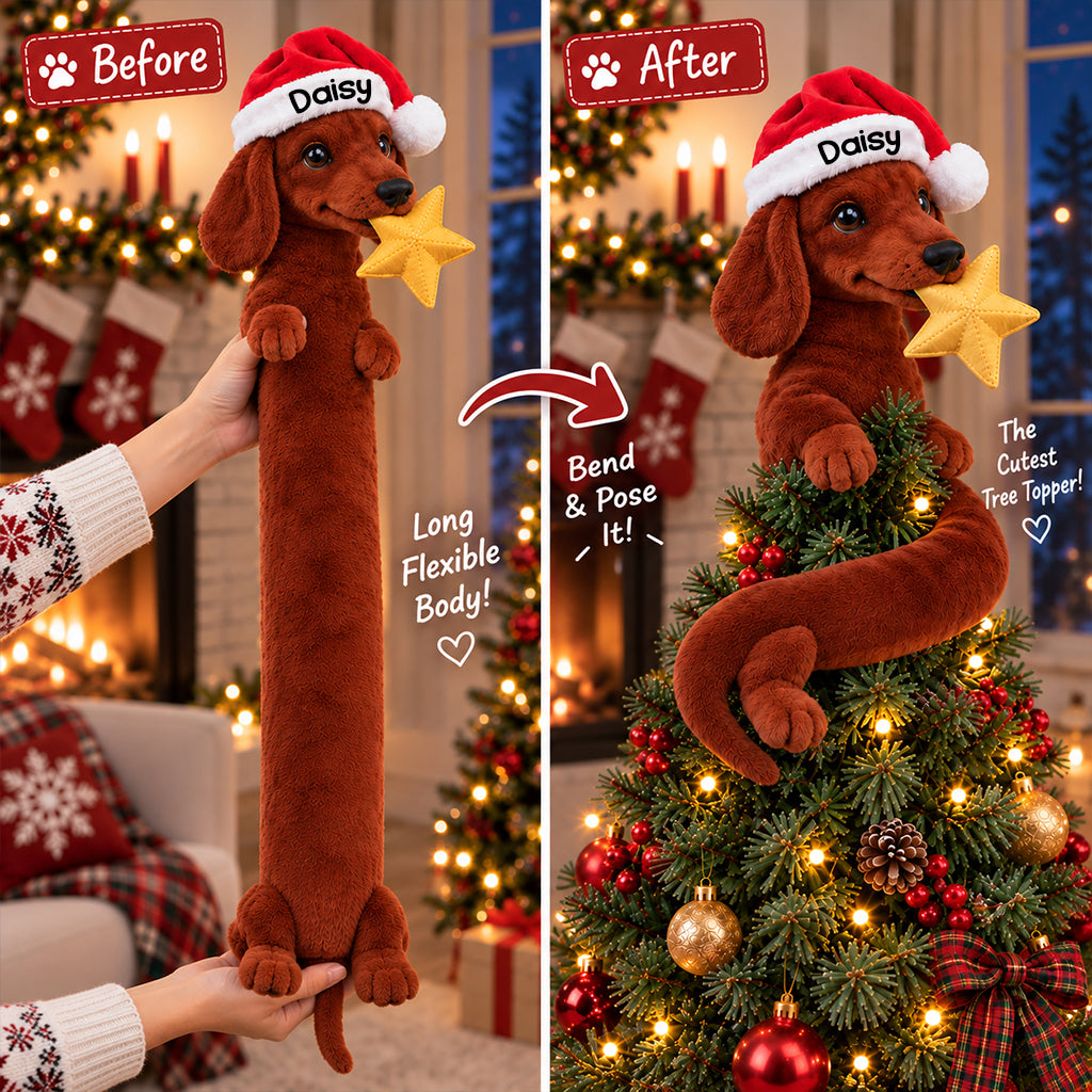 Love Dachshunds - Personalized Dachshund Posable Plush Doll