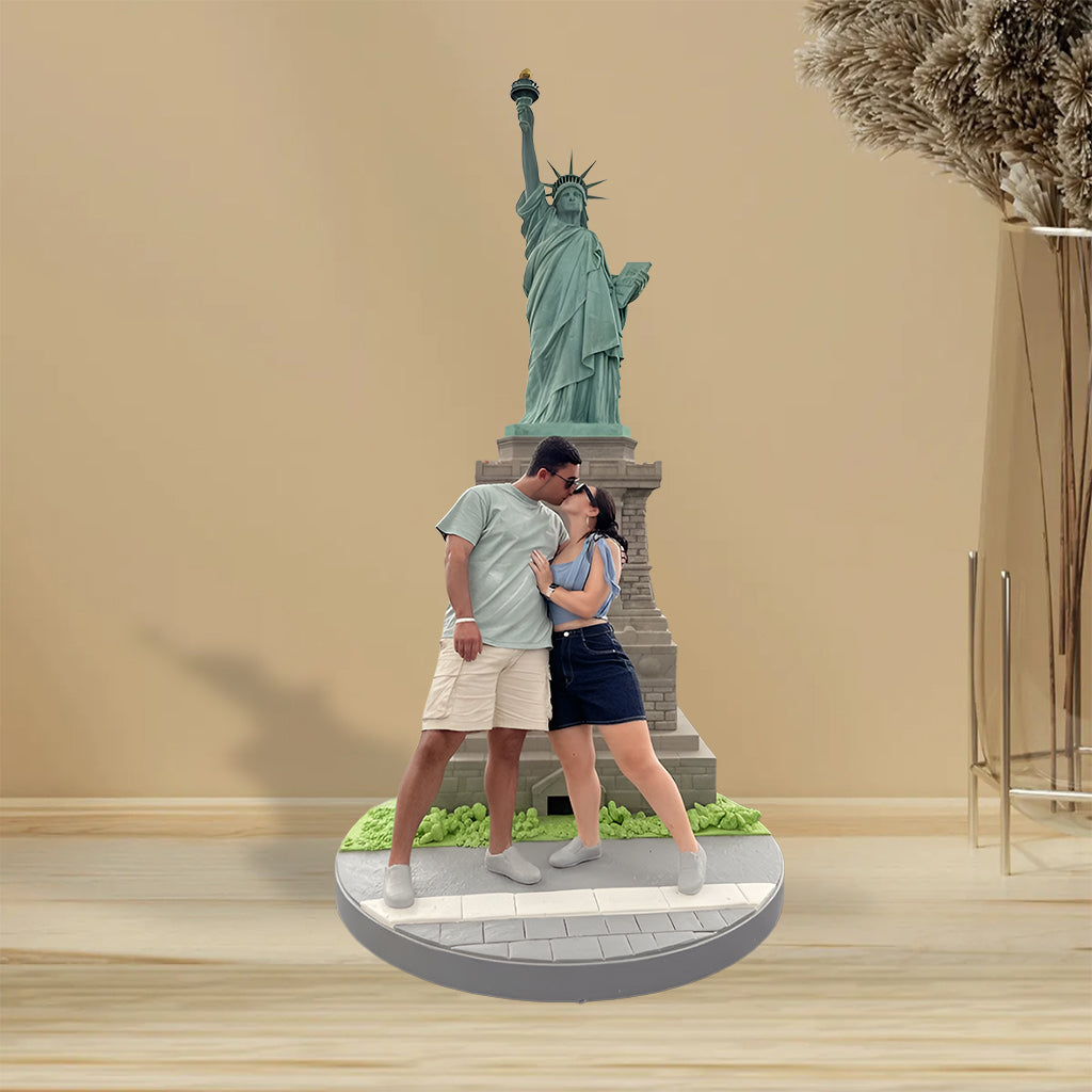 Jedes Foto – das perfekte Geschenk für Paare – personalisierte Acrylplakette in individueller Form
