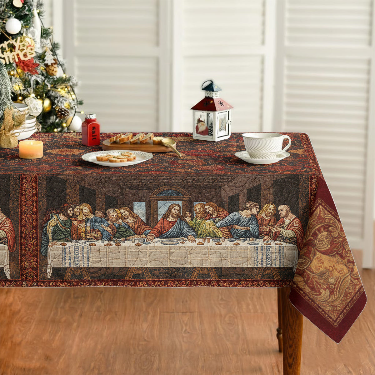 The Last Supper - Personalized Family Table Cloth Cover