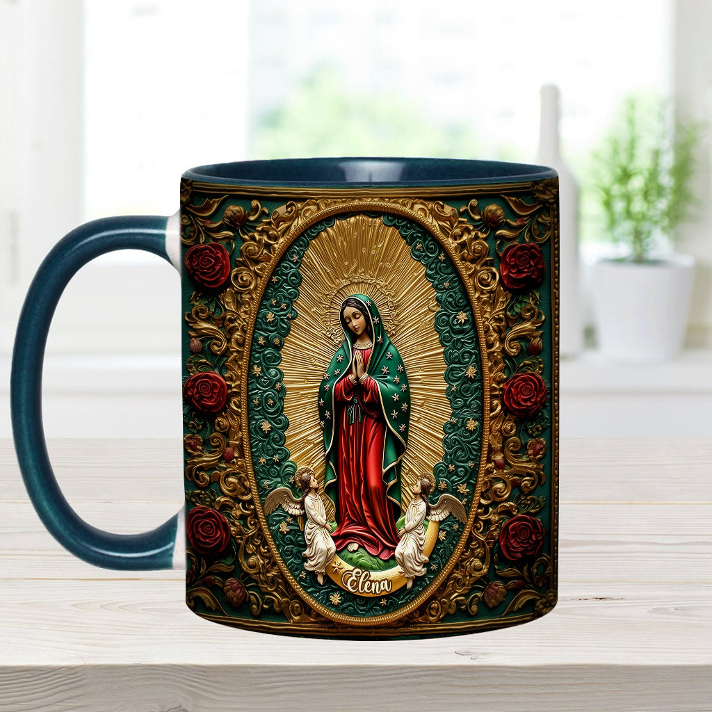 Personalisierte Tasse mit christlichem Akzent, Unsere Liebe Frau von Guadalupe