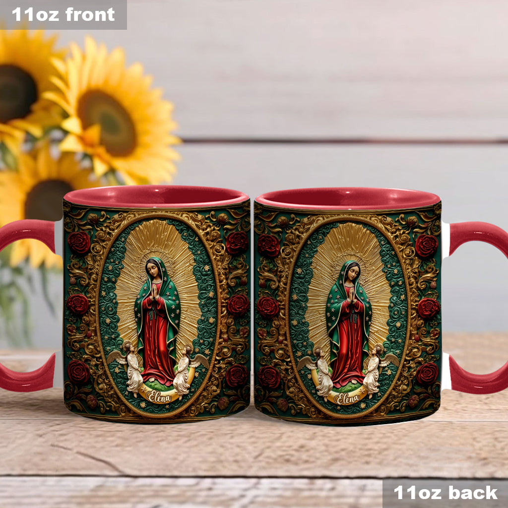 Personalisierte Tasse mit christlichem Akzent, Unsere Liebe Frau von Guadalupe