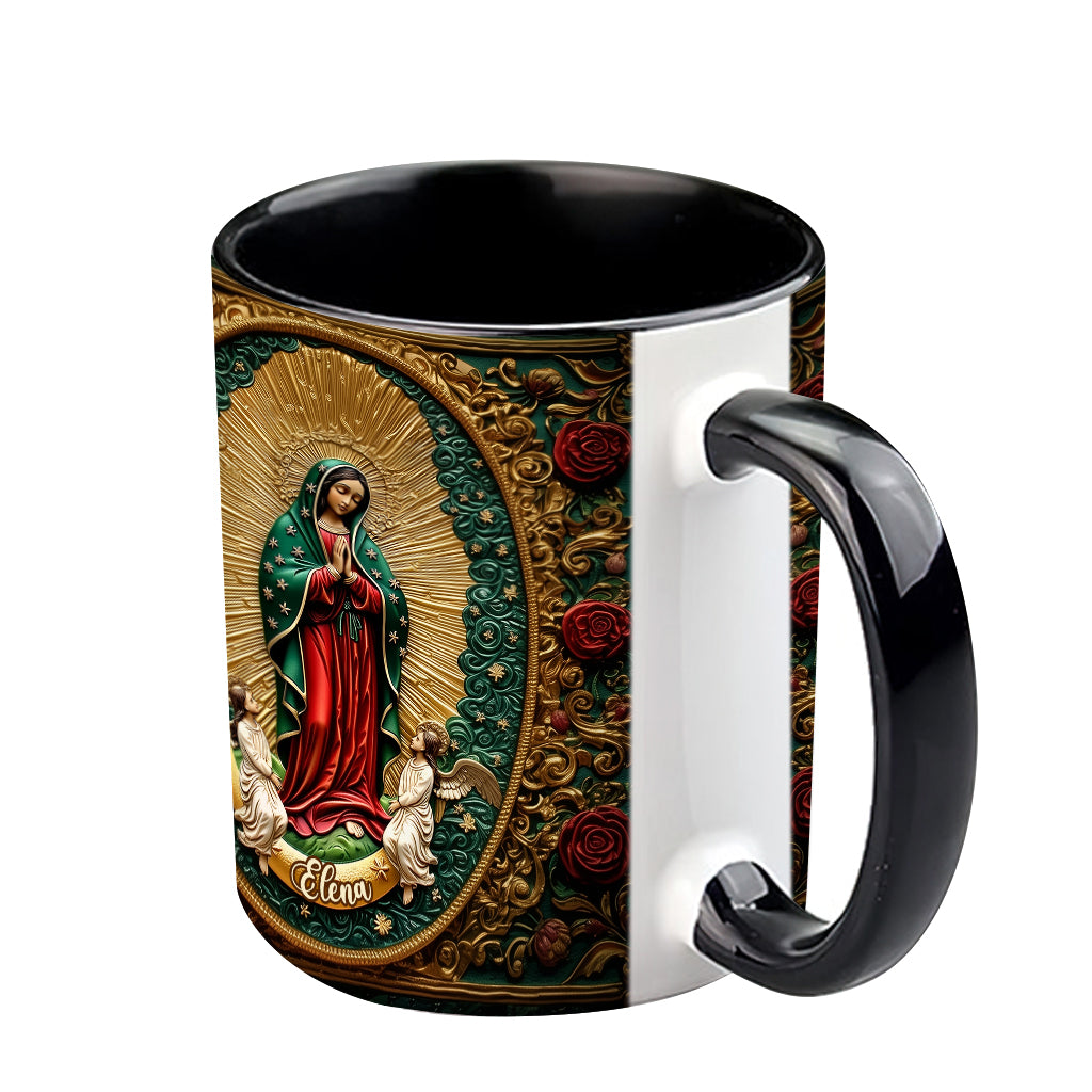 Personalisierte Tasse mit christlichem Akzent, Unsere Liebe Frau von Guadalupe