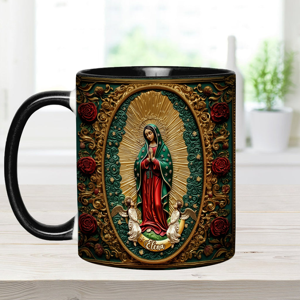 Personalisierte Tasse mit christlichem Akzent, Unsere Liebe Frau von Guadalupe