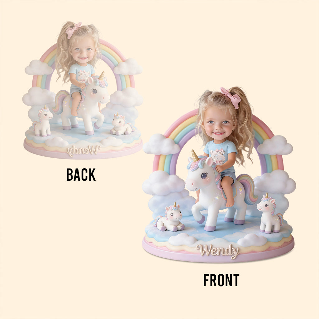 Custom Any Photo Perfect Gift For Kids - Personalized Kid Custom Shaped Acrylic Plaque