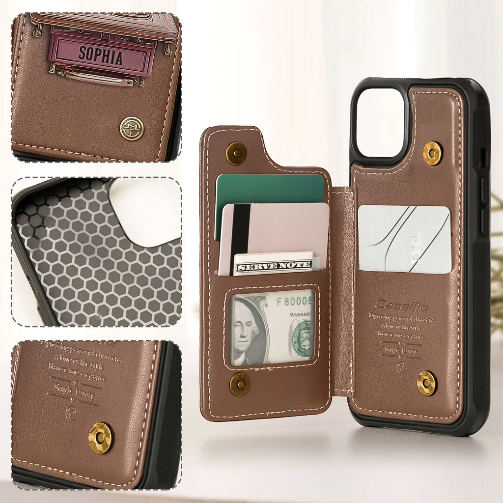 Sewing Machine - Personalized Sewing Wallet Phone Case
