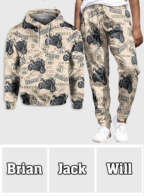 Individuell gestaltbar nach Foto – Personalisierter Hoodie und Jogginghose für Autoliebhaber