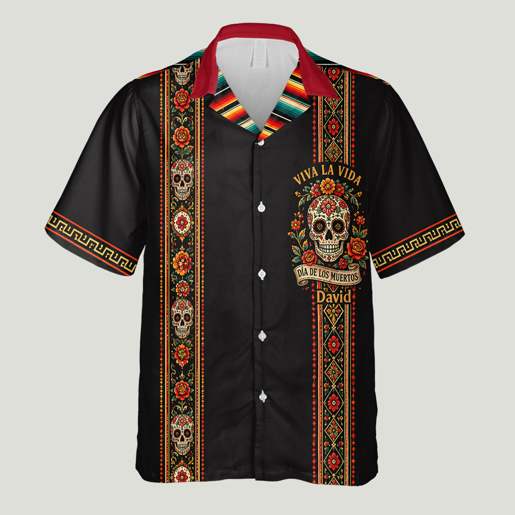 Dia De Los Muertos - Personalized Mexico Hawaiian Shirt