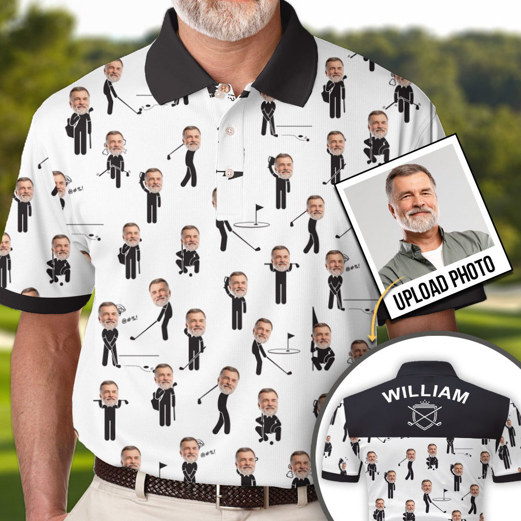Liebe zum Golfen – personalisiertes Golf-Poloshirt