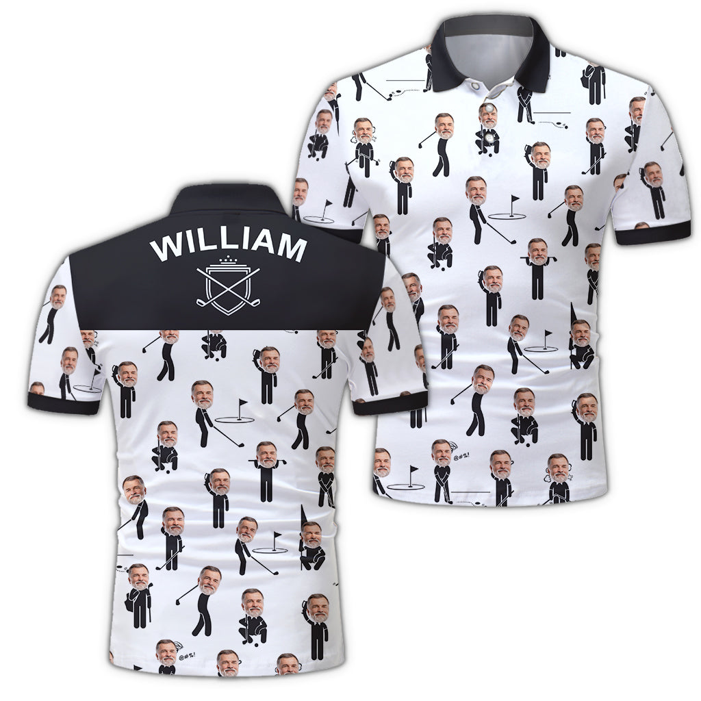 Liebe zum Golfen – personalisiertes Golf-Poloshirt