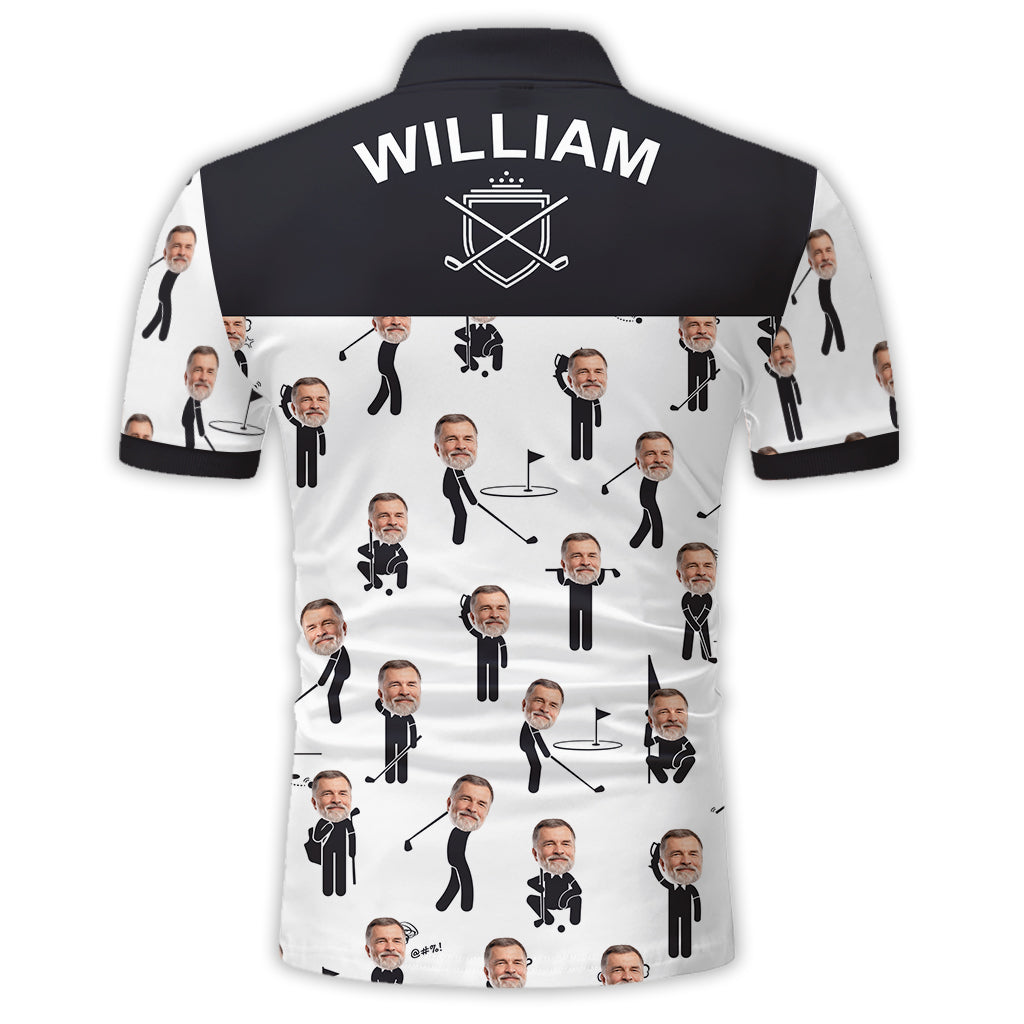 Liebe zum Golfen – personalisiertes Golf-Poloshirt