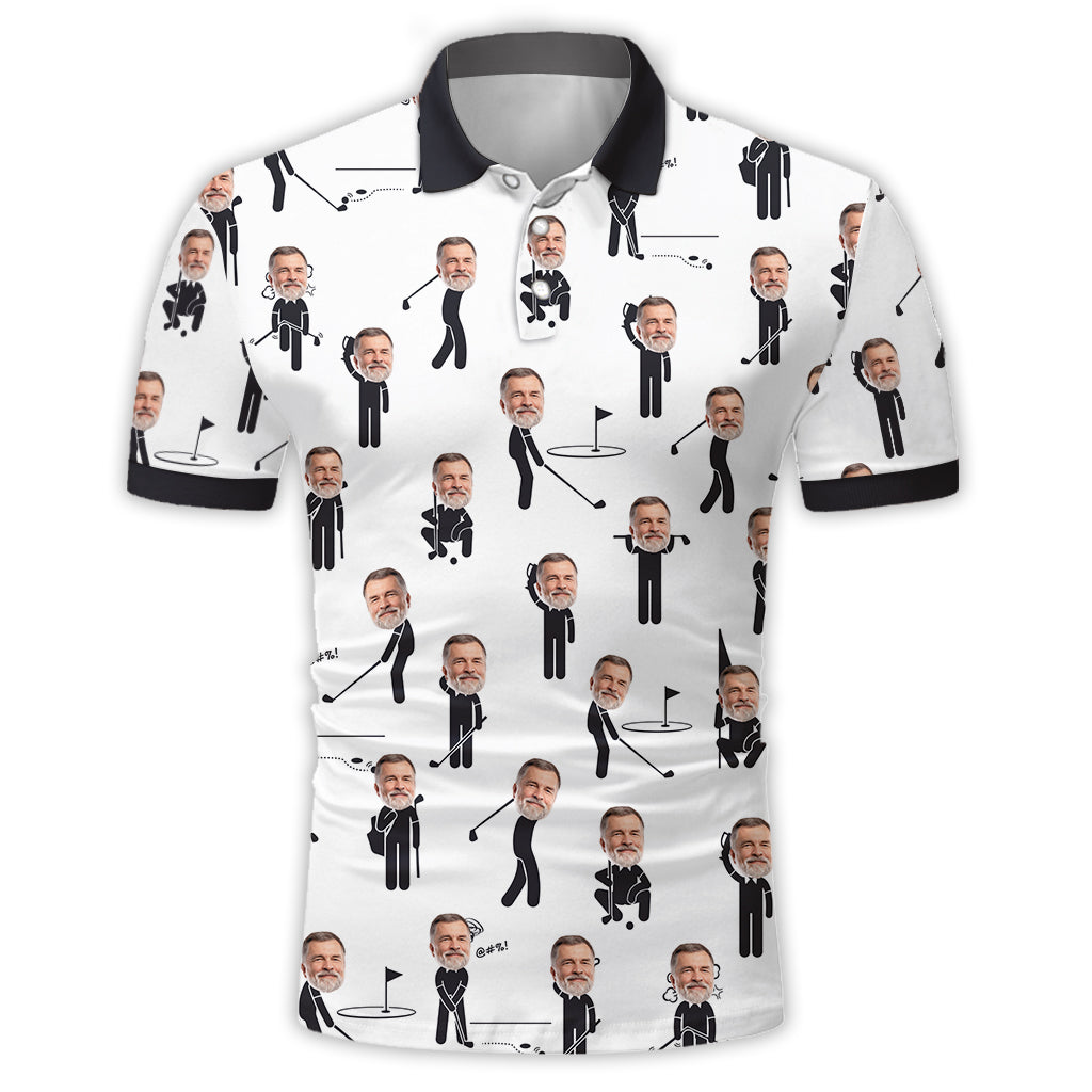 Liebe zum Golfen – personalisiertes Golf-Poloshirt